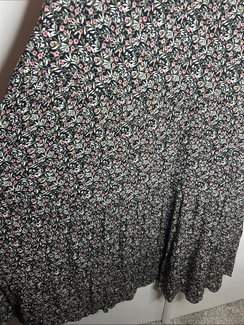 Natural Life Black Floral Boho Maxi Dress - Tall Girl Friendly - Picture 6 of 12